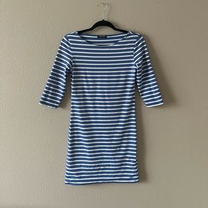 Saint James blue / white midi dress